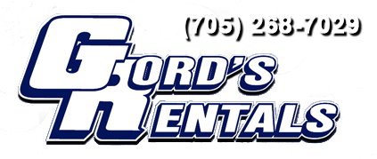 Gord's Rentals - Equipment Rentals, Equipment Sales, Used Equipment Sales